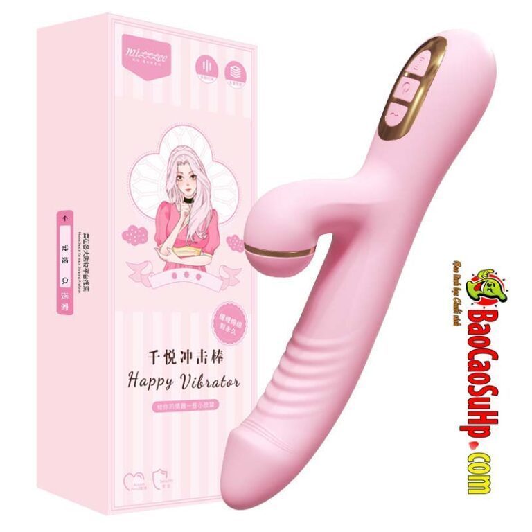 Dương vật giả Mystery Ji Cheerful Impact Stick Masturbation Stick rung hút lưỡi liếm