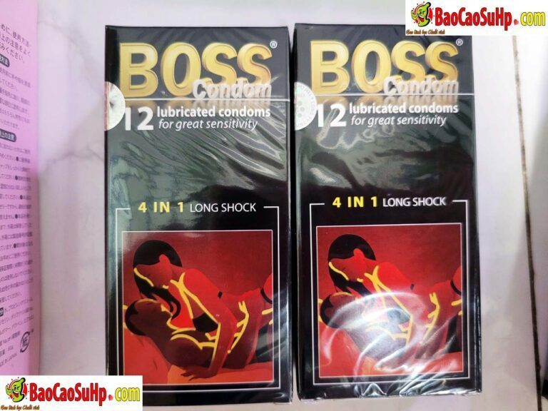 Bao cao su Boss 4 in 1 Gân gai nổi siêu kéo dài