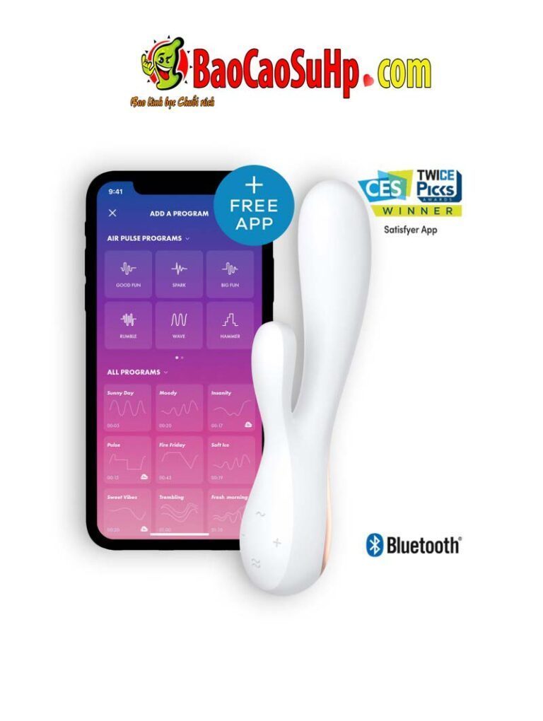 Sextoys USA Dương vật giả rung Satisfyer Mono Flex điều khiển APP