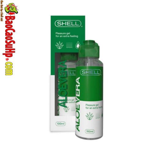 gel boi tron Shell alovera 1 - Gel bôi trơn tinh chất lô hội Shell Aloe Vera 100ml mát dịu dưỡng ẩm