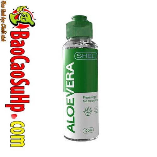 gel boi tron Shell alovera 2 - Gel bôi trơn tinh chất lô hội Shell Aloe Vera 100ml mát dịu dưỡng ẩm