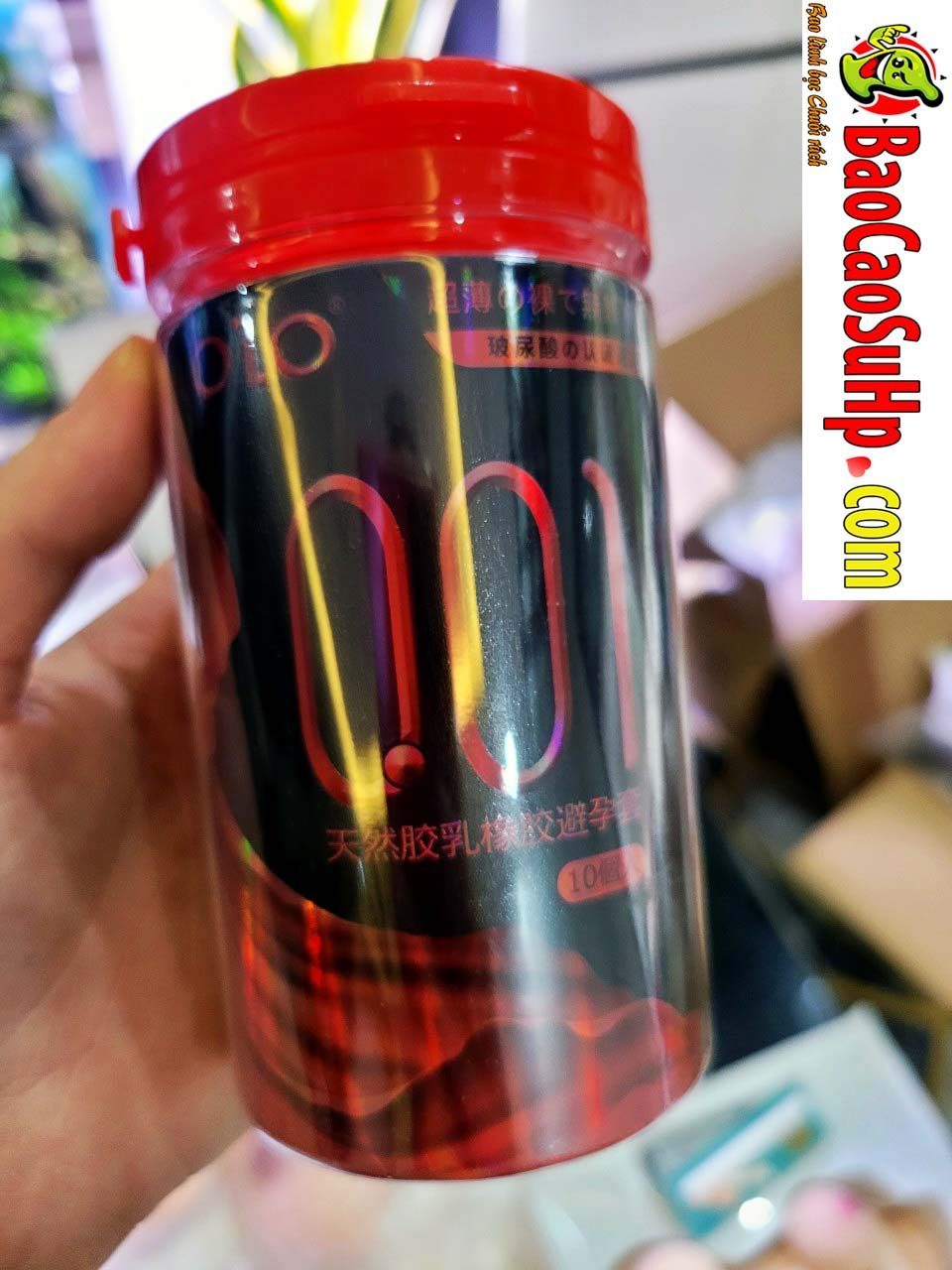 Bao cao su OLO 0.01mm Samurai phien ban xuat nhat Silver sword