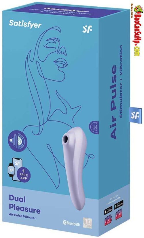 Satisfyer Dual Pleasure App Controlled Clitoral Air Stimulator Vibrator 5 - Sextoys massage điểm G Satisfyer - Dual Pleasure App-Controlled Clitoral Air Stimulator Vibrator