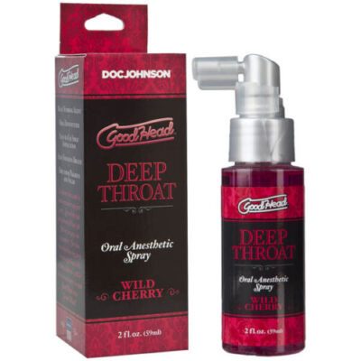Deep Throat Spray Wild Cherry 400x400 - Thuốc xịt họng hỗ trợ việc quan hệ tình dục bằng miệng là gì? Top các sản phẩm bán chạy nhất hiện nay!