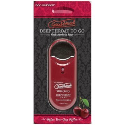 Good Head To Go Spray Wild Cherry 400x400 - Thuốc xịt họng hỗ trợ việc quan hệ tình dục bằng miệng là gì? Top các sản phẩm bán chạy nhất hiện nay!