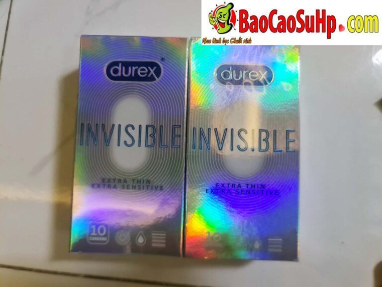 Bao cao su Durex Invisible 100% Hai Phong trai nghiem mong hon
