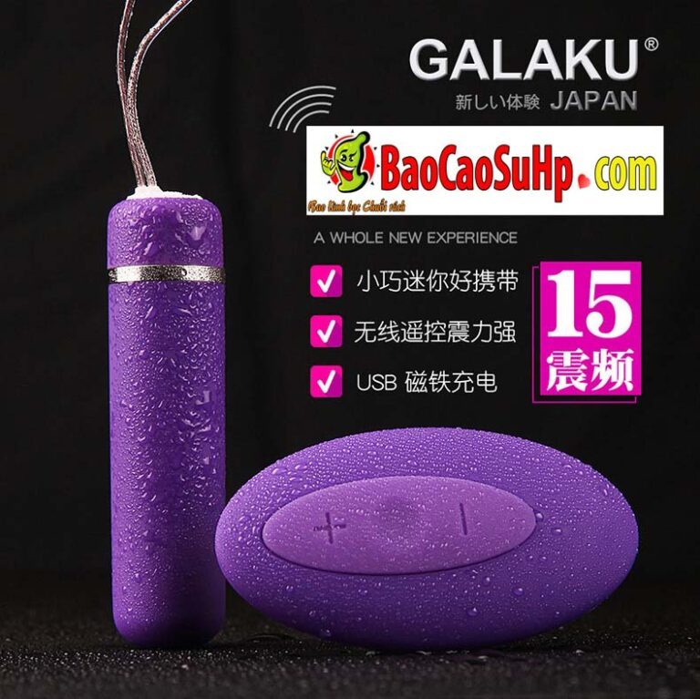 Trứng rung điều khiển từ xa Galaku Purle nhỏ gọn đa năng