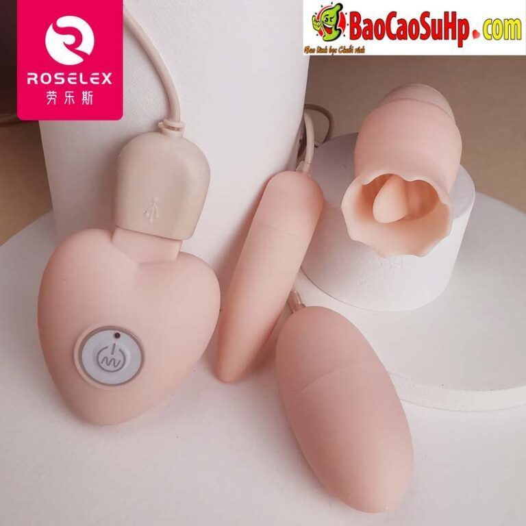 Trứng rung 3 quả ROSELEX Honey sạc USB lưỡi liếm giá rẻ
