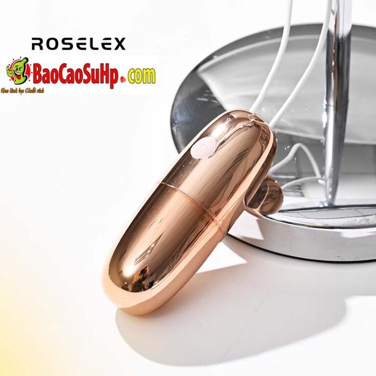 Trứng rung tình yêu ROSELEX mạ inox Beene hình viên đạn