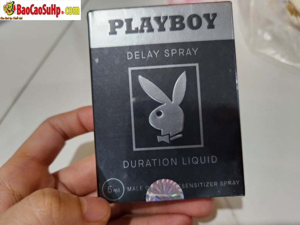 Chai xịt kéo dài Playboy đen mẫu mới 2022