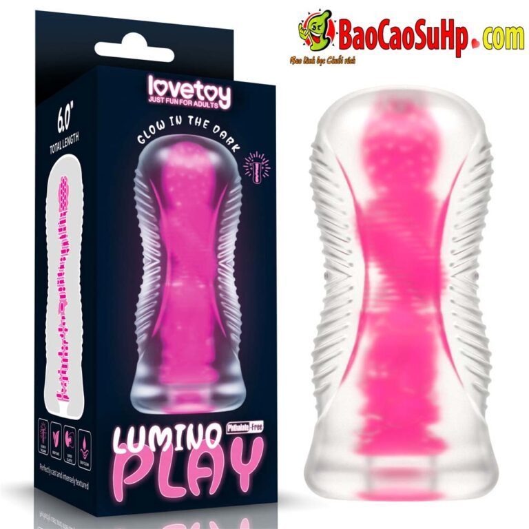 Âm đạo USA trong suốt phát quang Lovetoy kênh xoắn LV342041