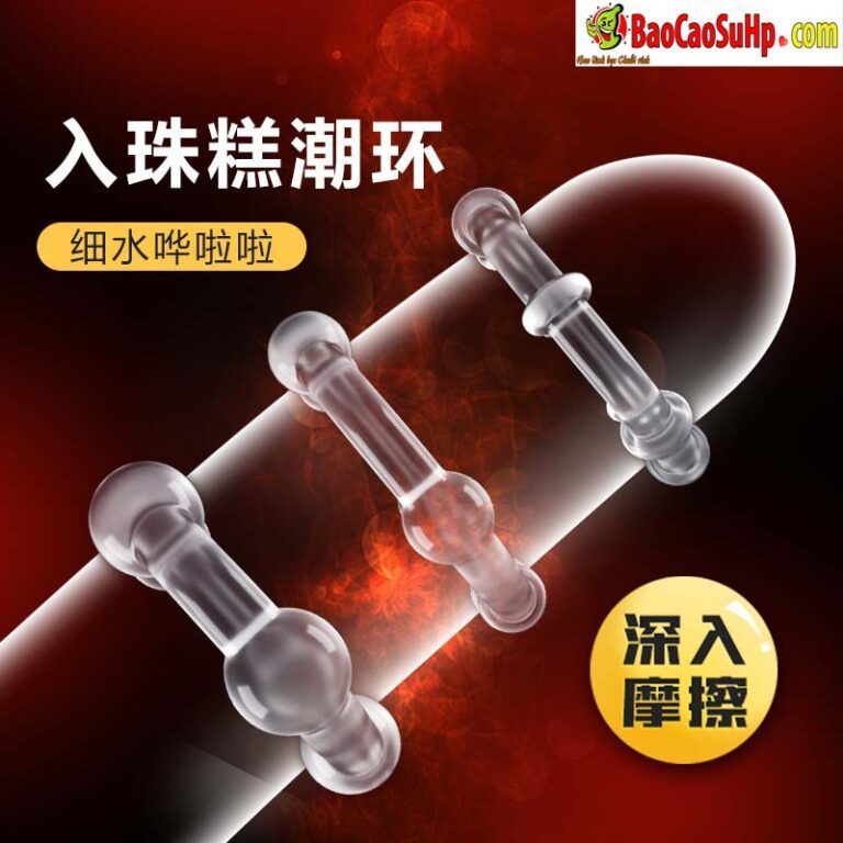 Bộ vòng đeo dương vật 3 chiếc Mizzzee HARD trong suốt