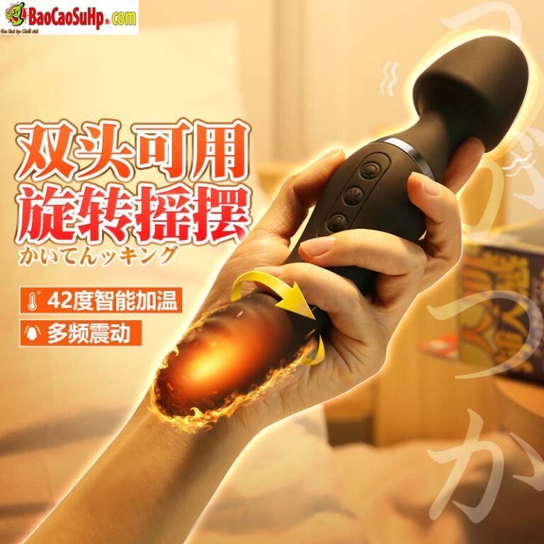 Chày rung 2 đầu A-ONE AIKA Ver 2 rung xoay phát nhiệt