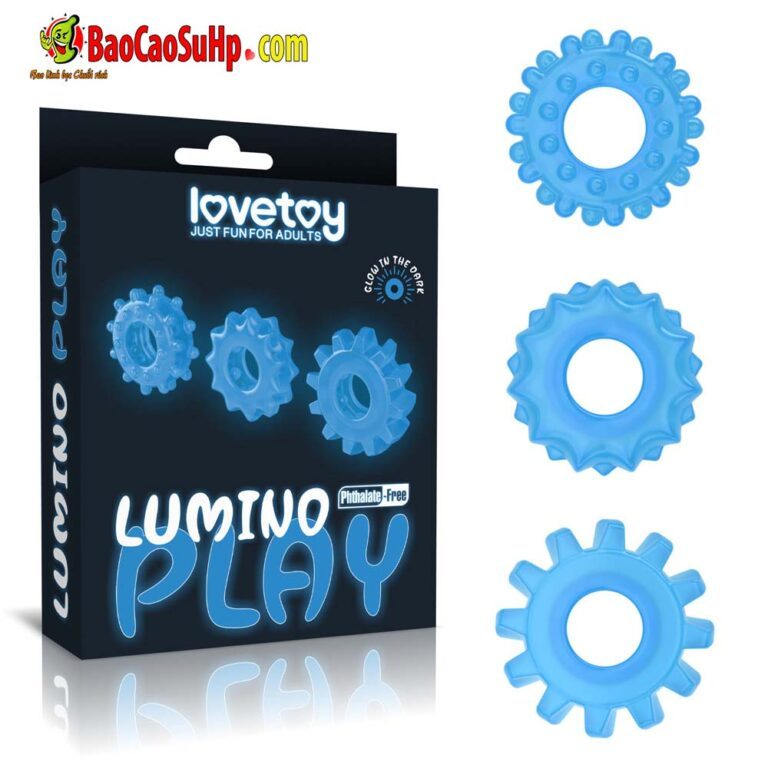 Bộ vòng đeo Lovetoy Domino phát sáng kéo dài và tăng khoái cảm