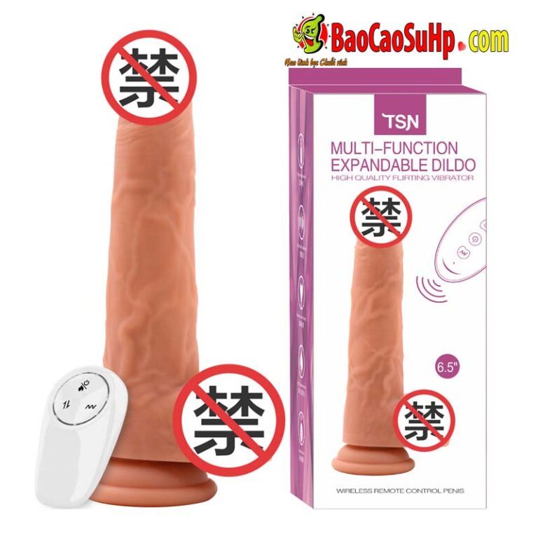 Dương vật Silicone TSN PON đóng đất thụt 7 chế độ siêu mềm mại
