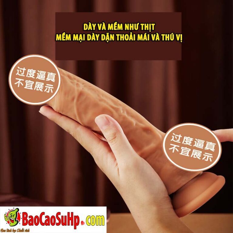 Dương vật giả đóng đất COC Miuaisi Silicone mềm mại