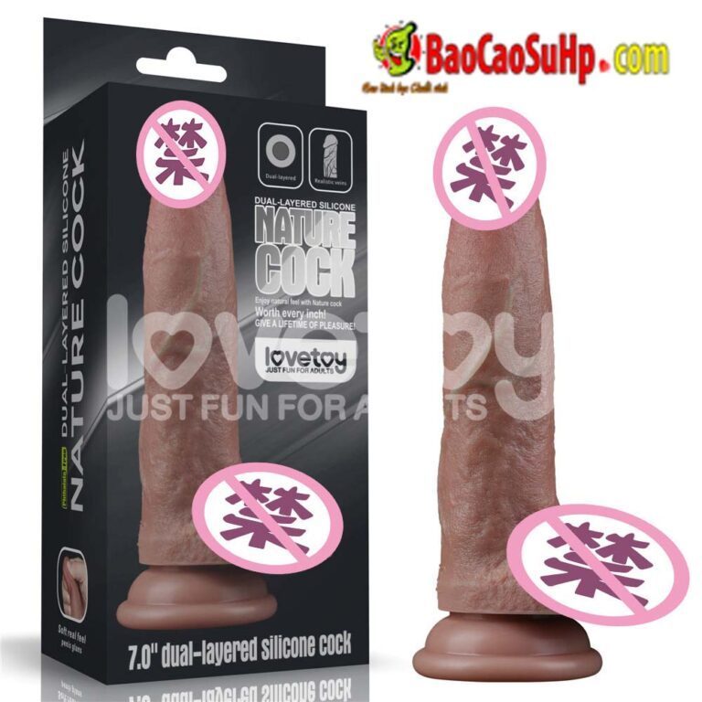 Dương vật giả đóng đất silicone bạch kim Lovetoy LV411041 size nhỏ châu á
