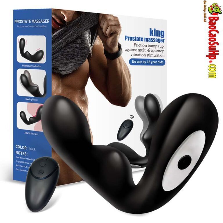 Máy kích thích massage tuyến tiền liệt và hậu môn KingProMen điều khiển từ xa