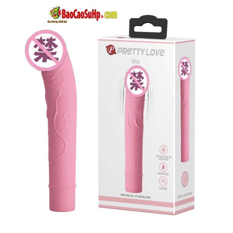 Que rung massage mạnh PrettyLove VIC nhỏ gọn di động 10 chế độ