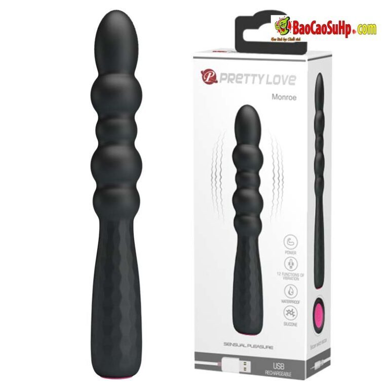 Thụt hậu môn và âm đạo Prettylove Monroe uốn khớp rung 12 chế độ