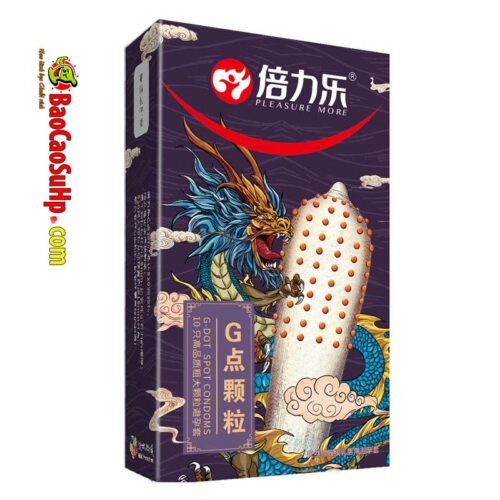 Bao cao su gai blue Dragon 520 hạt gai nổi to bền bỉ chuyên trị điểm G