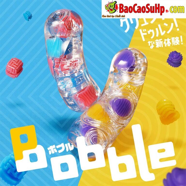 Cốc thủ dâm Nhật Bản Tenga Bobble mảnh ghép màu sắc độc đáo
