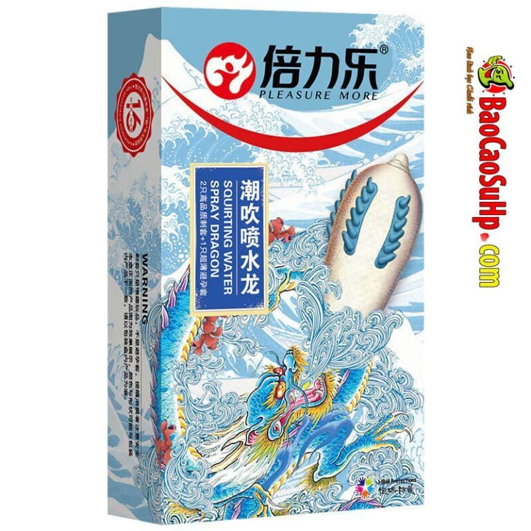 Bao cao su gai dọc nổi dài Squirting Water Spray Dragon