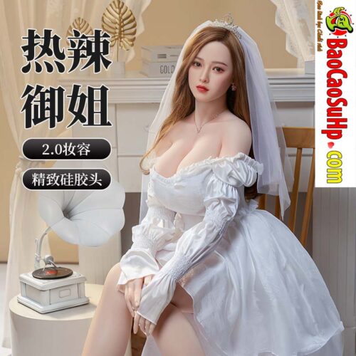 Búp bê tình dục full silicone 1m59 cô dâu Kaneis Yeon trắng tinh khôi (Oder)