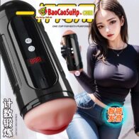 Cốc thủ dâm 2 đầu Jiuuy Black BONG Master Rung rên 12 chế độ