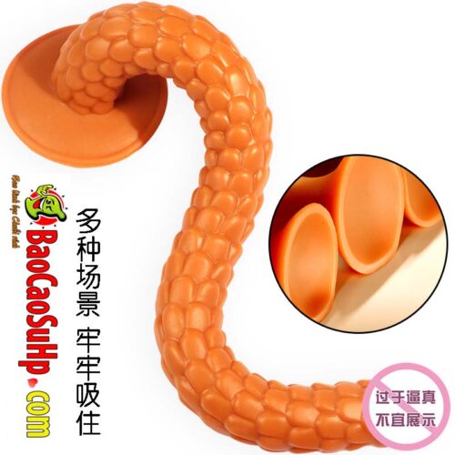 Dương vật giả đóng đất siêu mềm siêu dài uốn dẻo Jiuai Snake hunt