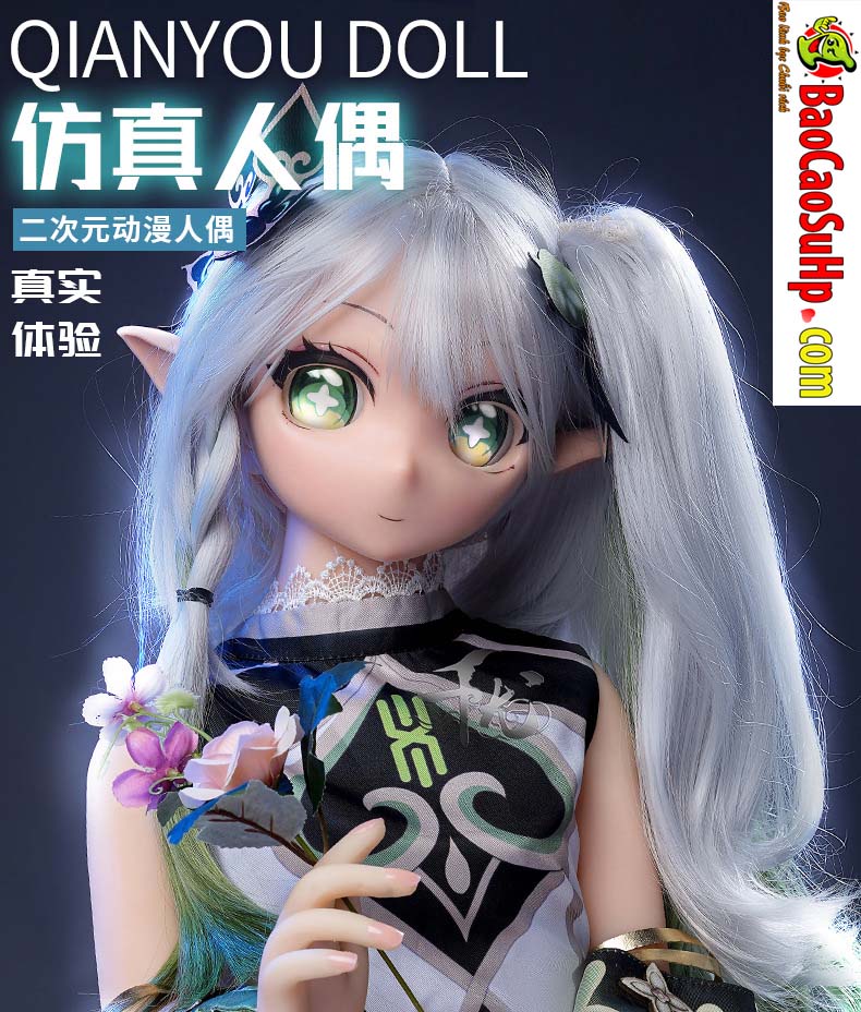 bup be tinh duc anime Grass God 1m 6 - Búp bê tình dục anime BJD Grass God xương làm bằng tay 1m đầu silicone (Oder)