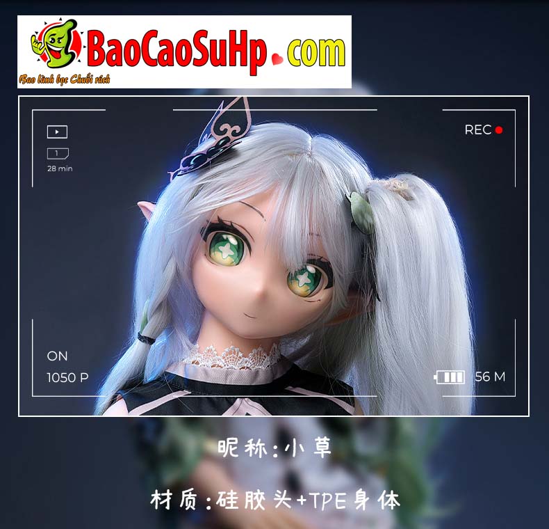 bup be tinh duc anime Grass God 1m 8 - Búp bê tình dục anime BJD Grass God xương làm bằng tay 1m đầu silicone (Oder)