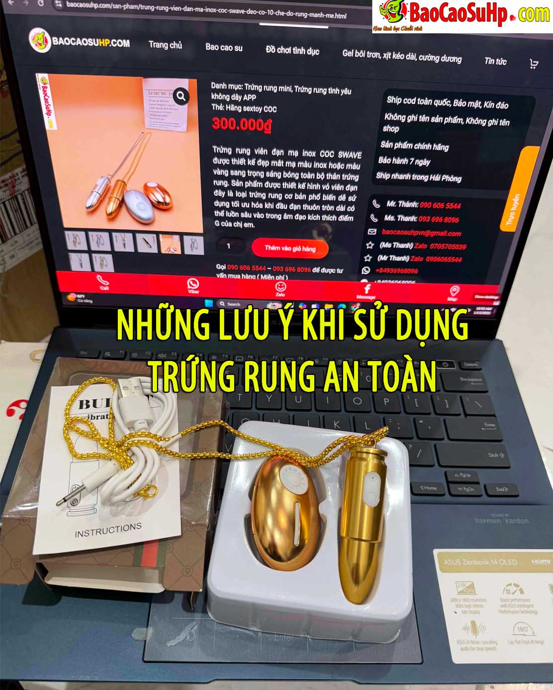 luu y khi su dung trung rung