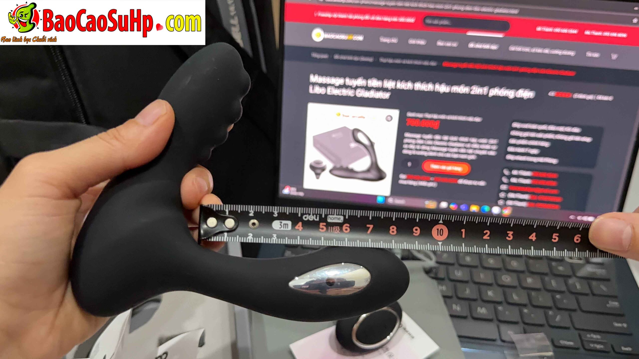Massage tuyen tien liet kich thich hau mon 2in1 phong dien Libo Electric Gladiator 5 scaled - Massage tuyến tiền liệt kích thích hậu môn 2in1 phóng điện Libo Electric Gladiator