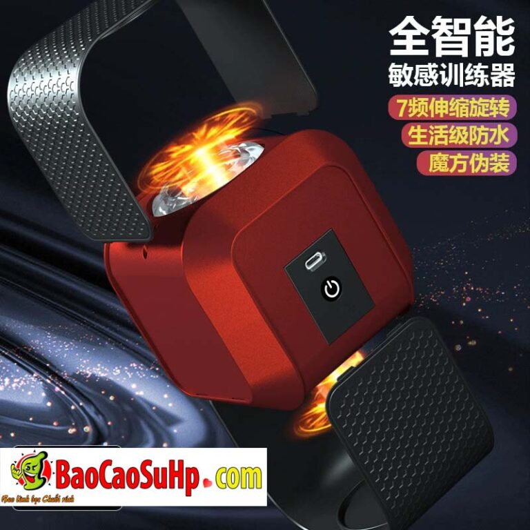 Cốc thủ dâm HOTBOY Magic Cube Red thiết kế độc đáo Thụt xoay.