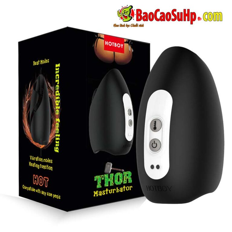 Máy tập luyện và tự sướng 2in1 Hotboy Thor Men rung phát nhiệt