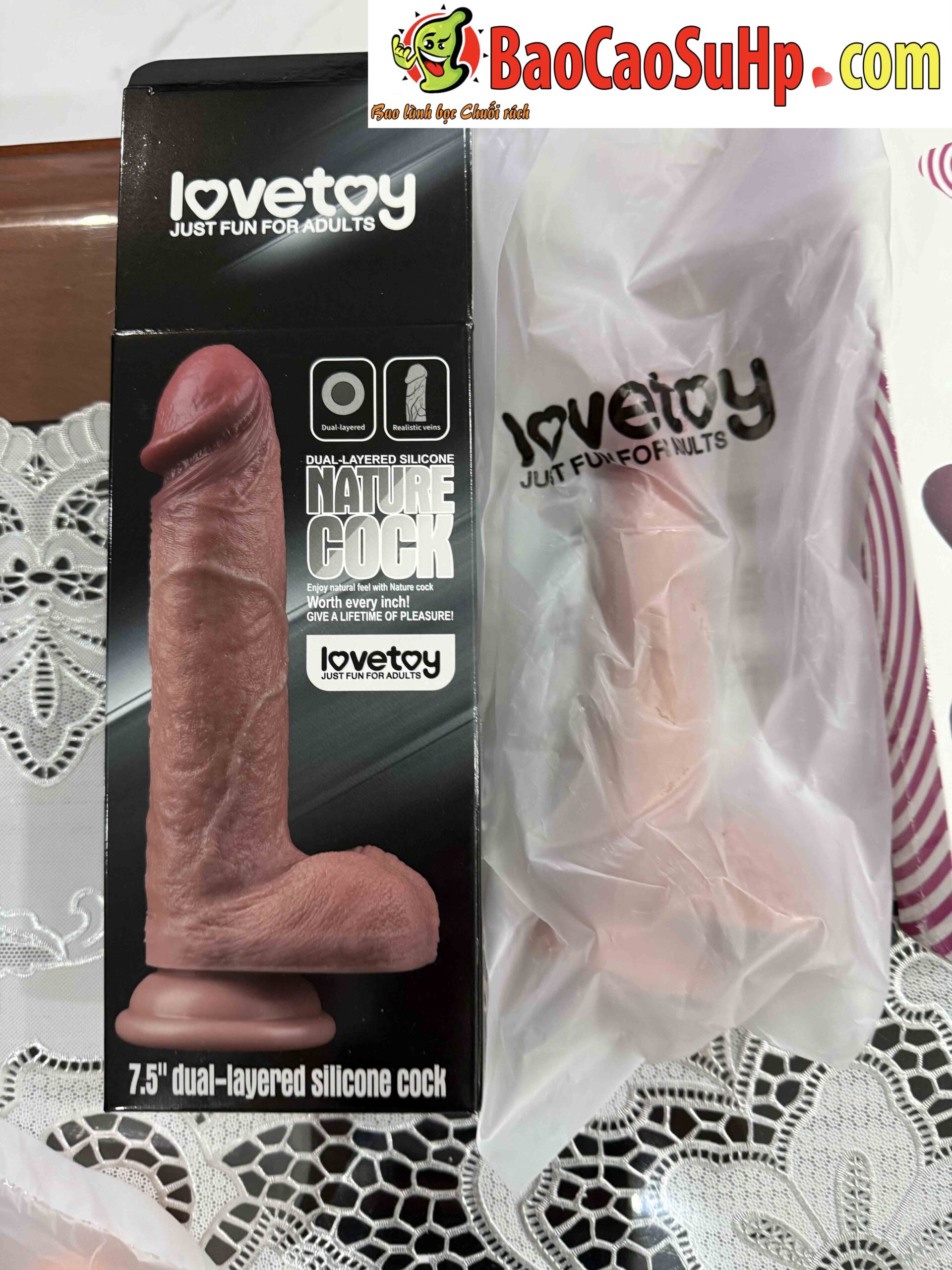Duong vat gia Lovetoy 3D tinh mach 2 lop Silicone Nature cock LV411042 scaled Duong vat gia Lovetoy 3D tinh mach 2 lop Silicone Nature cock LV411042 scaled