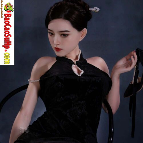 bup be tinh duc Hoa Dao 1m58 cm xinh dep 2 - Búp Bê tình dục Full Hoa Dao Sườn Xám 1m58 cm - Nét Đẹp Sắc Sảo Chạm Đến Trái Tim!
