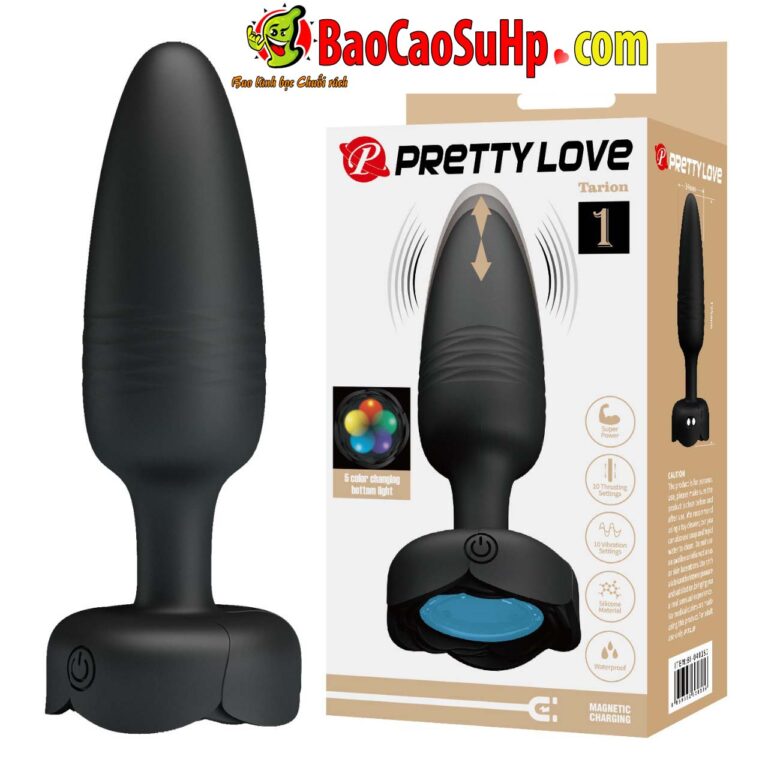 Phích cắm hậu môn Pretty Love Tarion Thrusting 7 màu