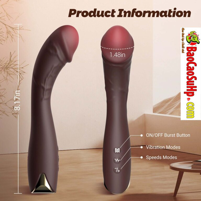 Dương vật giả G-spot vibrator sốc mạnh Regular Edition Nâu Đậm