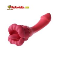 Duong vat gia va luoi rung Inferno Kiss Tongue Vibrator 2in1 3 196x196 - Dương vật giả Mizzzee Confession Rabbit Magic Purple Liếm rung mềm mại