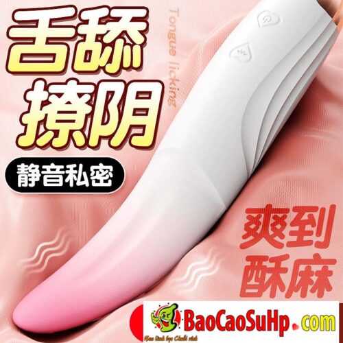 Luoi liem rung nho gon 3D Timid silicone 2 - Lưỡi liếm rung nhỏ gọn 3D Timid silicone mềm mại chống nước 10 chế độ rung.