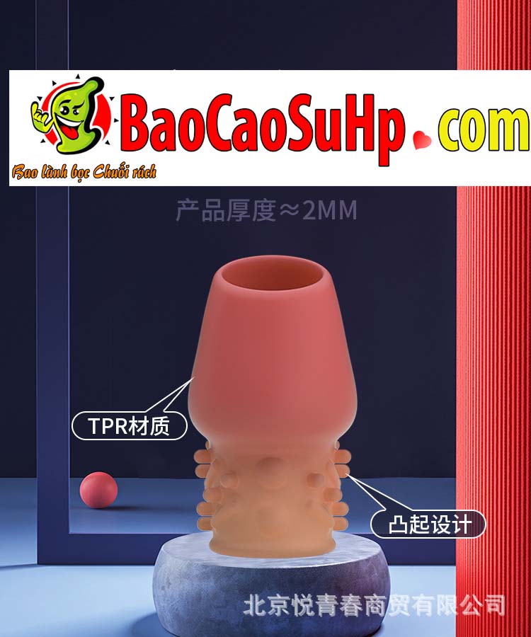 bao cao su donden Prettylove BI 026248 2 11 - Bao cao su donden khúc Prettylove BI-026248-2 hở đầu có gân bi thiết kế 3D