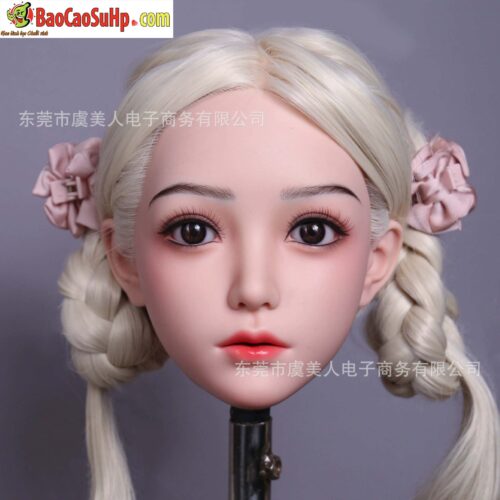 dau bup be tinh duc chau au M16 10 - Mẫu đầu búp bê tình dục Full Silicone cấy tóc trang điểm 3 lớp M16690