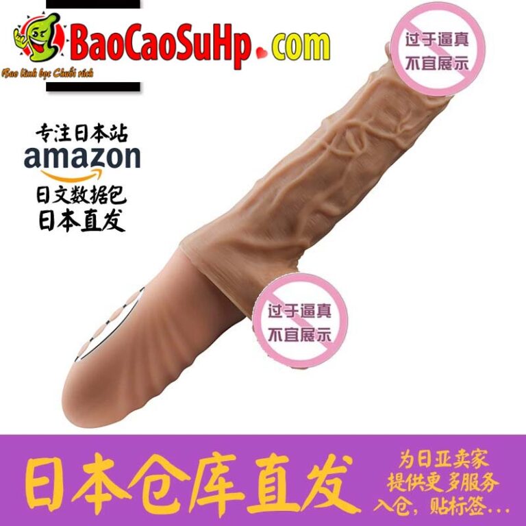 Dương vật giả HOTBOY Bella màu da rung thụt phát nhiệt silicone