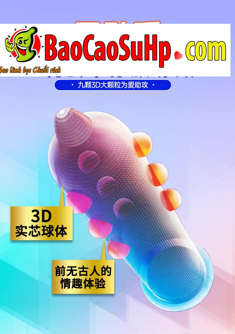 Bao cao su Olo 9 bi to noi ben dai Nine Dragon Ball Thorn 6 - Bao Cao Su OLO Bi Cửu Long Châu (9 Bi Rồng) - Bùng Nổ Mọi Cuộc Yêu