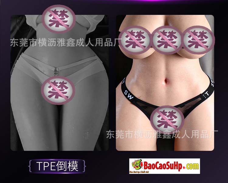 Bup be tinh duc ban than silicone Penelope khung xuong 11 - Búp bê tình dục bán thân silicone Penelope khung xương phát nhiệt ngực siêu mềm 8kg