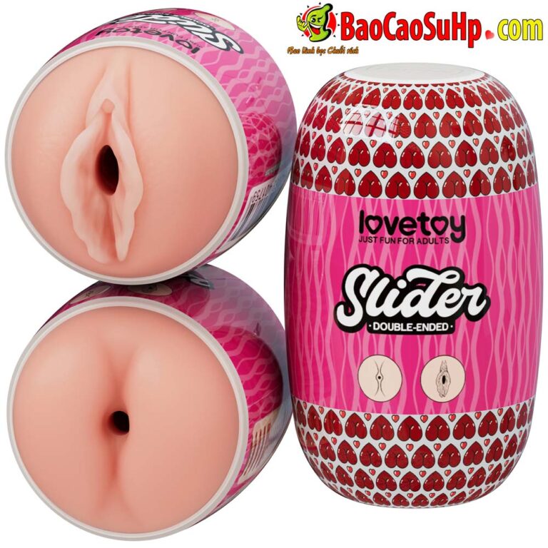 Cốc thủ dâm 2 đầu mini Lovetoy Slider Daul-Ended âm đạo và lỗ hậu