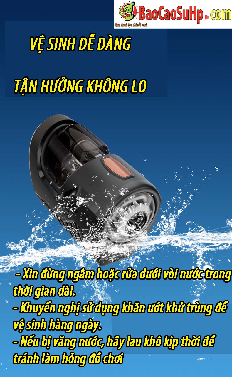Coc thu dam Black QiaRan International Space thut hut 17 - Cốc thủ dâm Black QiaRan International Space thụt hút New