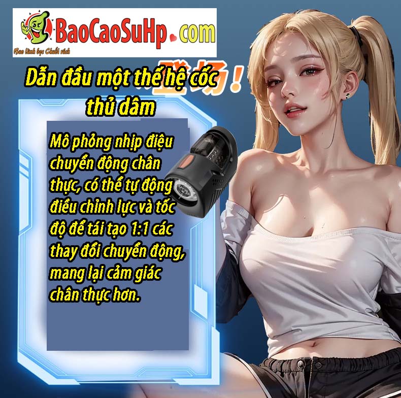 Coc thu dam Black QiaRan International Space thut hut 8 - Cốc thủ dâm Black QiaRan International Space thụt hút New
